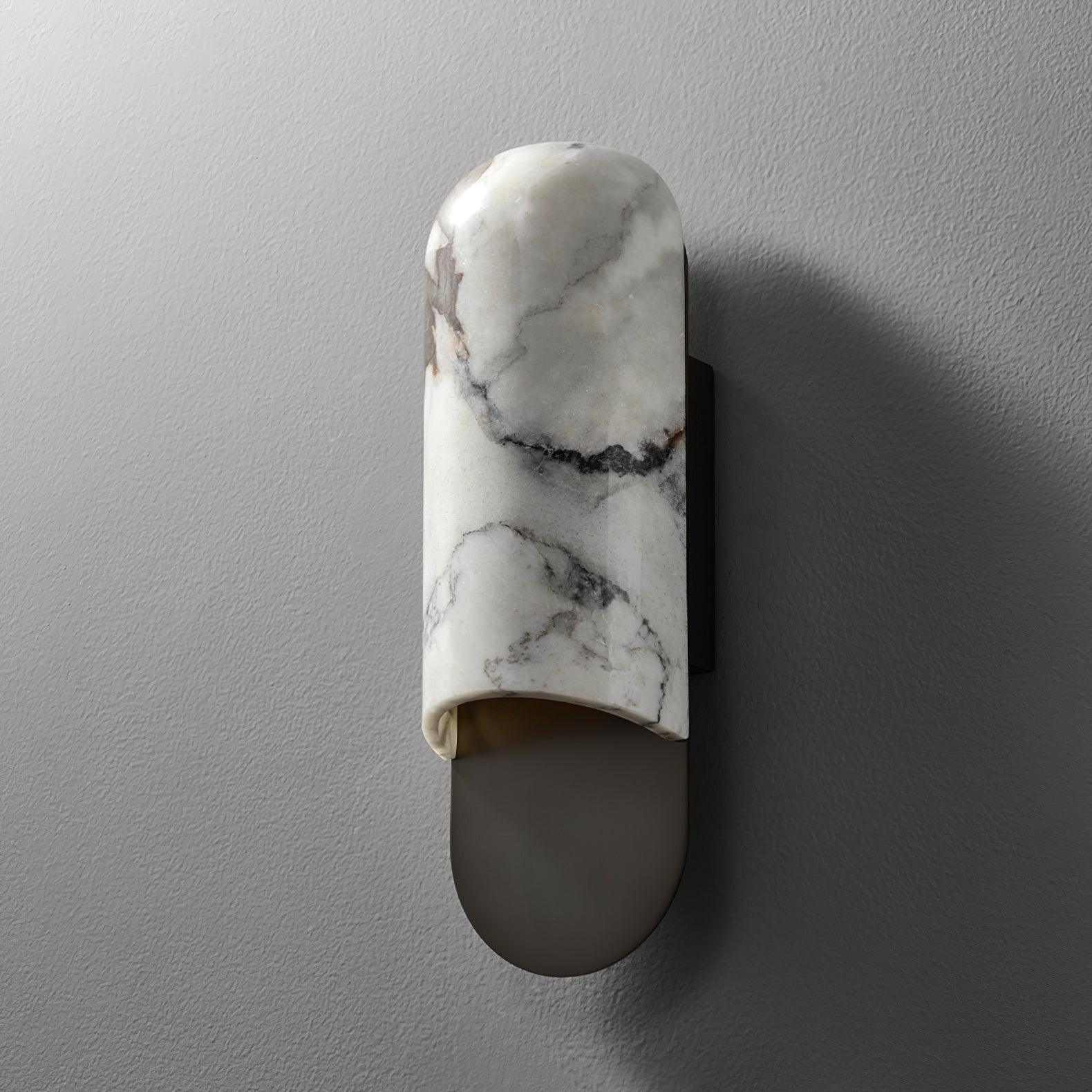 modern-white-marble-led-wall-sconce-set-of-2-gold-and-black-finished-indoor-lighting-fixtures