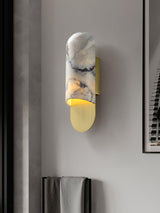 modern-white-marble-led-wall-sconce-set-of-2-gold-and-black-finished-indoor-lighting-fixtures
