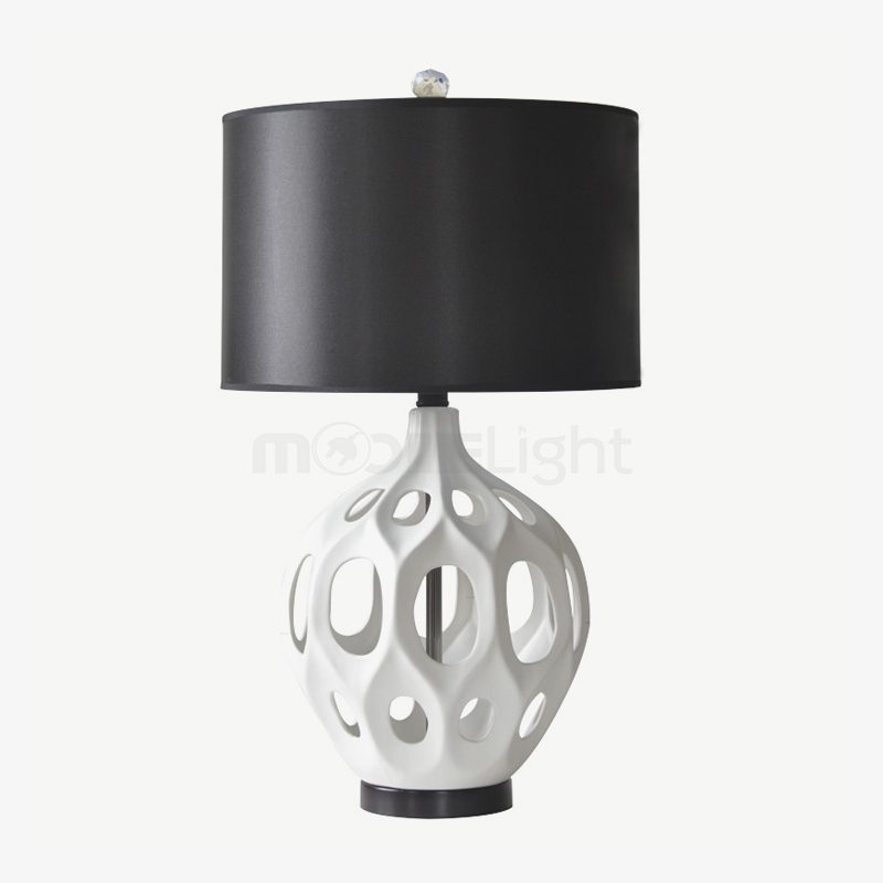modern-ceramic-table-lamp-with-hollow-design-and-fabric-drum-shade-for-elegant-interior-lighting-decor