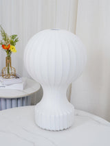 Modern Resin Cocoon Table Lamp Hot Air Balloon Style Soft Diffused Glow Bedside Lighting