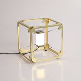 Modern Geometric Modular Cube Table Lamp with Adjustable LED Engine