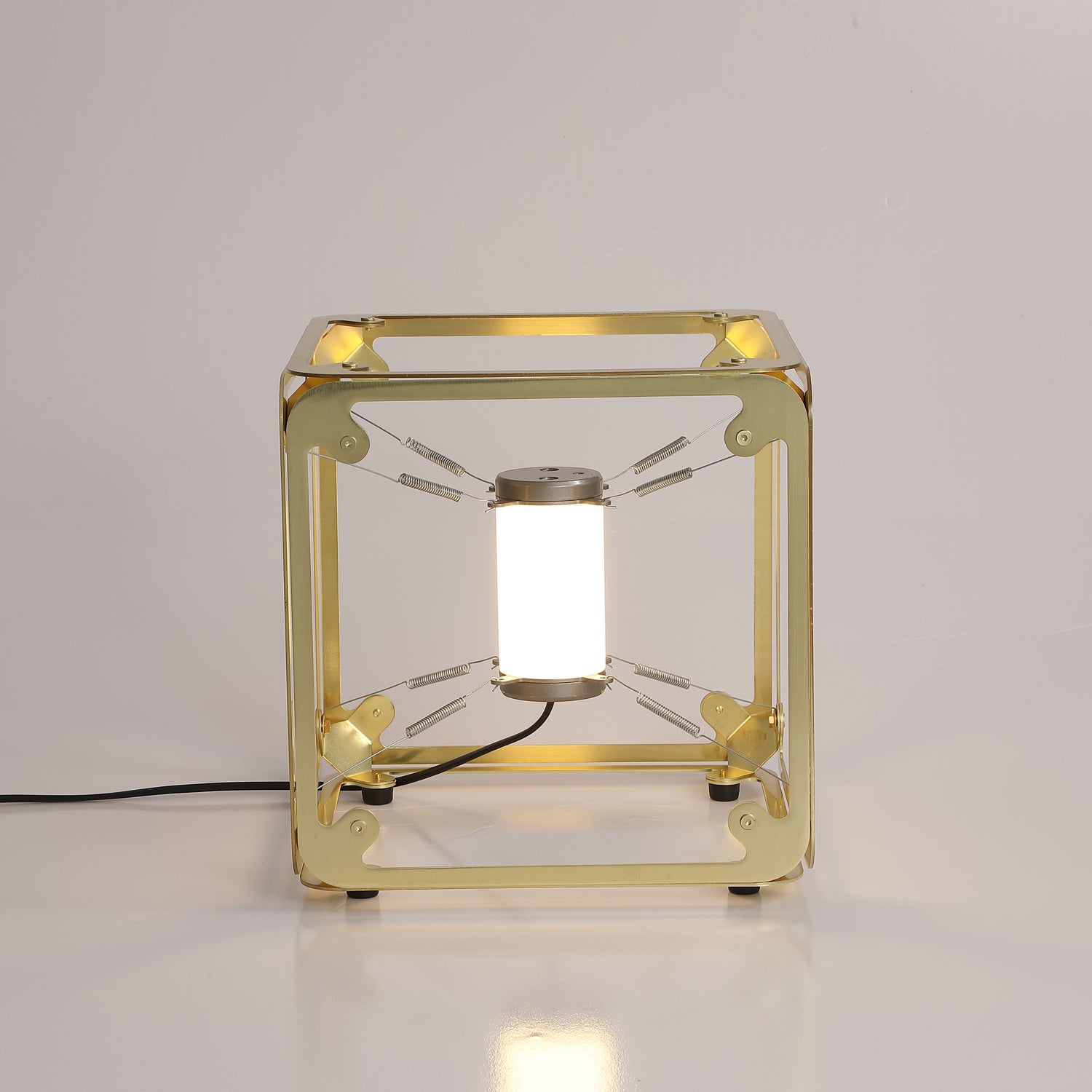 Modern Geometric Modular Cube Table Lamp with Adjustable LED Engine