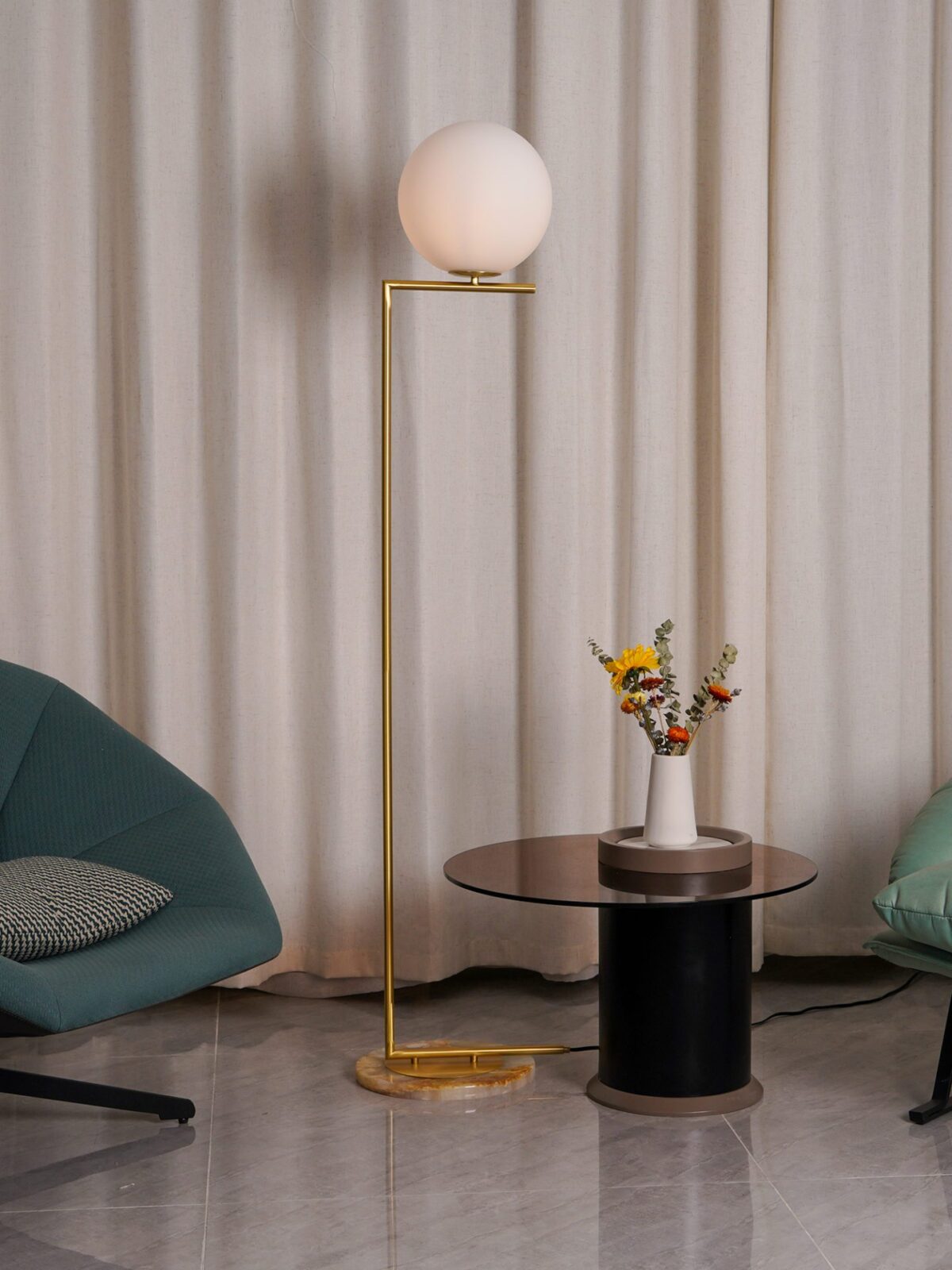 modern-industrial-gold-standing-lamp-with-white-glass-globe-shade-and-foot-switch
