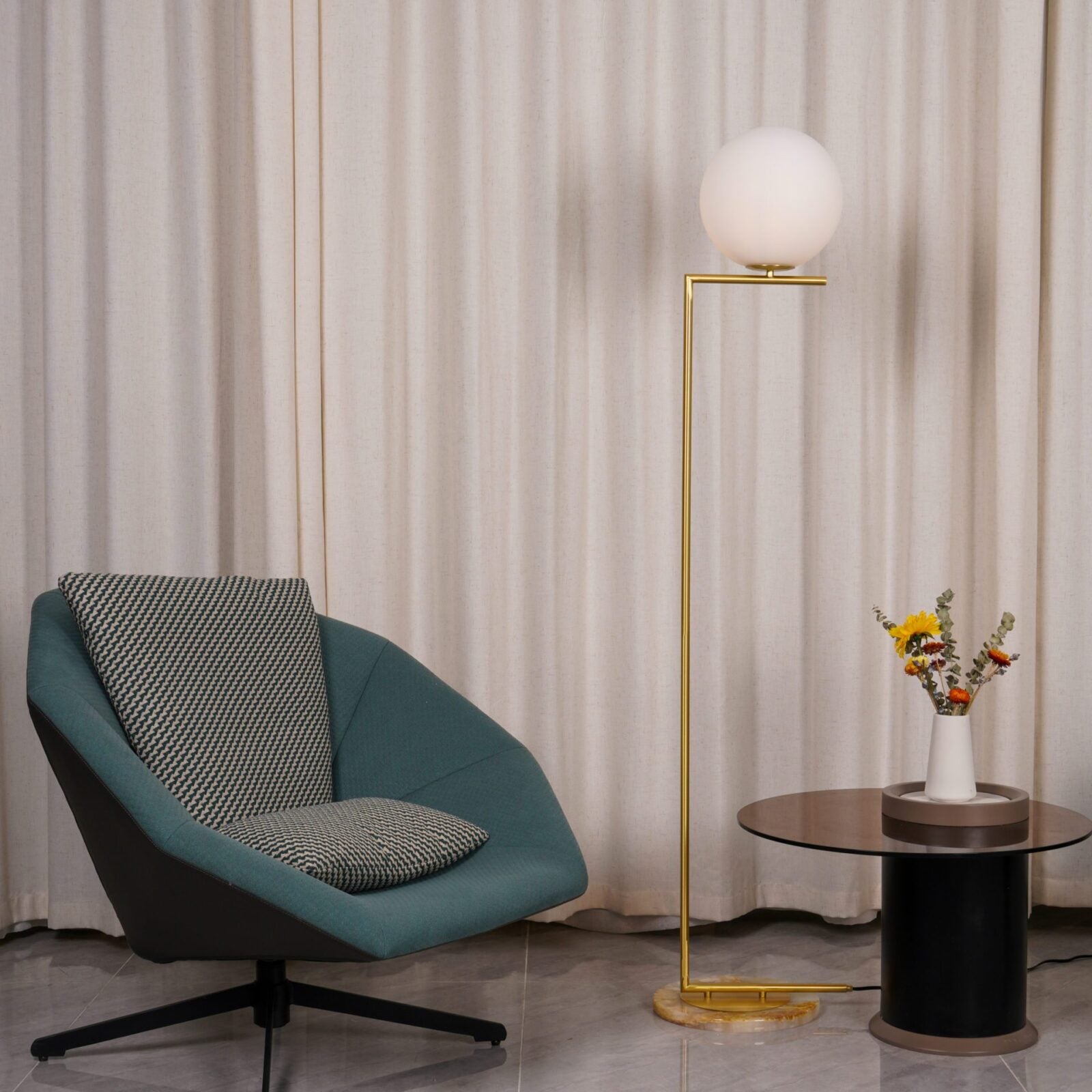 modern-industrial-gold-standing-lamp-with-white-glass-globe-shade-and-foot-switch