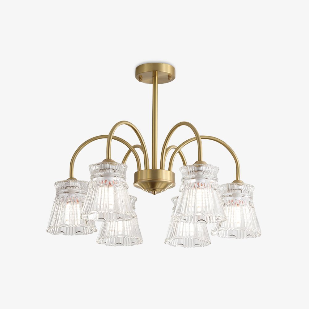 modern-round-brass-chandelier-with-ice-cream-style-frosted-glass-shades-for-living-room
