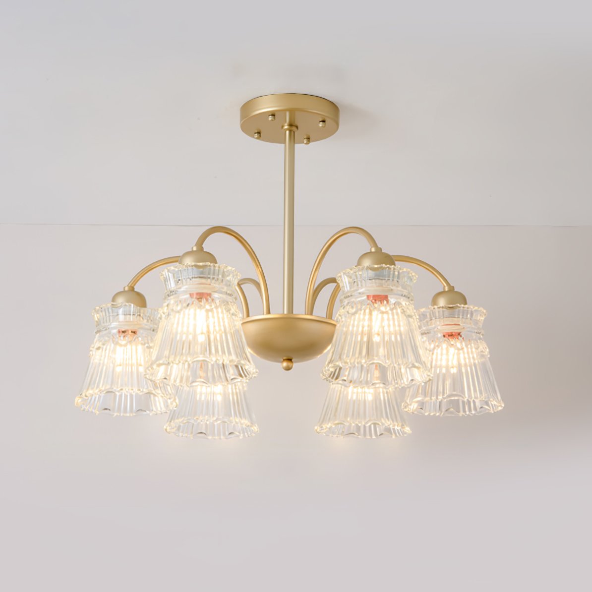 modern-round-brass-chandelier-with-ice-cream-style-frosted-glass-shades-for-living-room