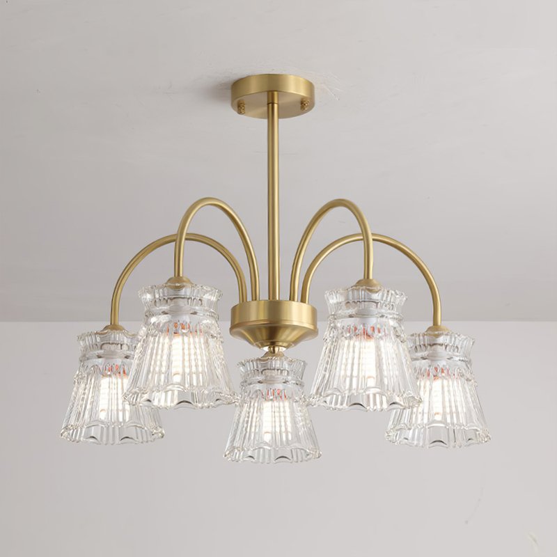 modern-round-brass-chandelier-with-ice-cream-style-frosted-glass-shades-for-living-room