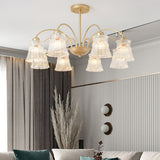 modern-round-brass-chandelier-with-ice-cream-style-frosted-glass-shades-for-living-room