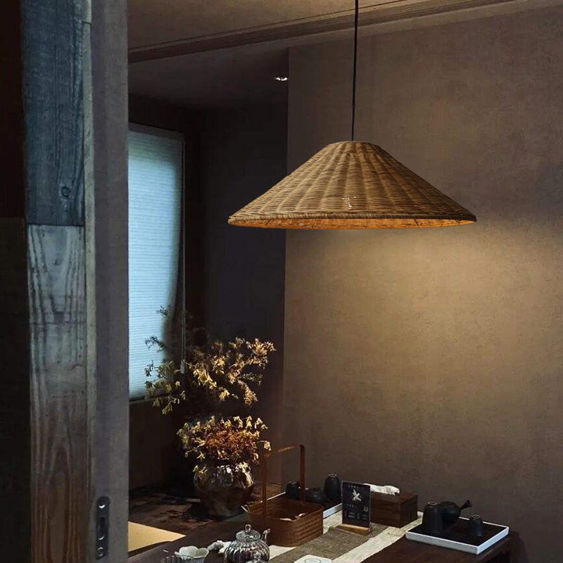 hand-woven-rattan-hat-pendant-light-boho-style-wicker-ceiling-lamp