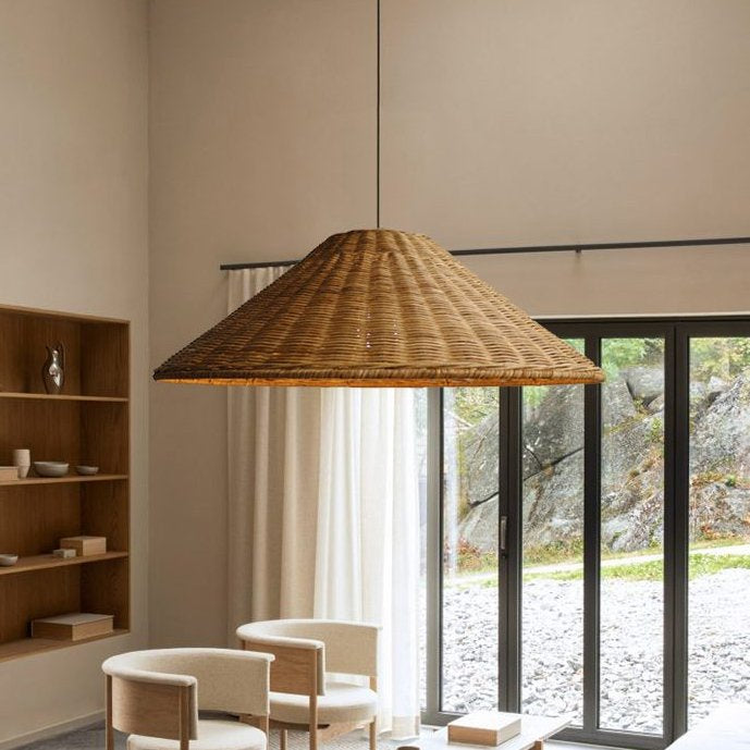 hand-woven-rattan-hat-pendant-light-boho-style-wicker-ceiling-lamp