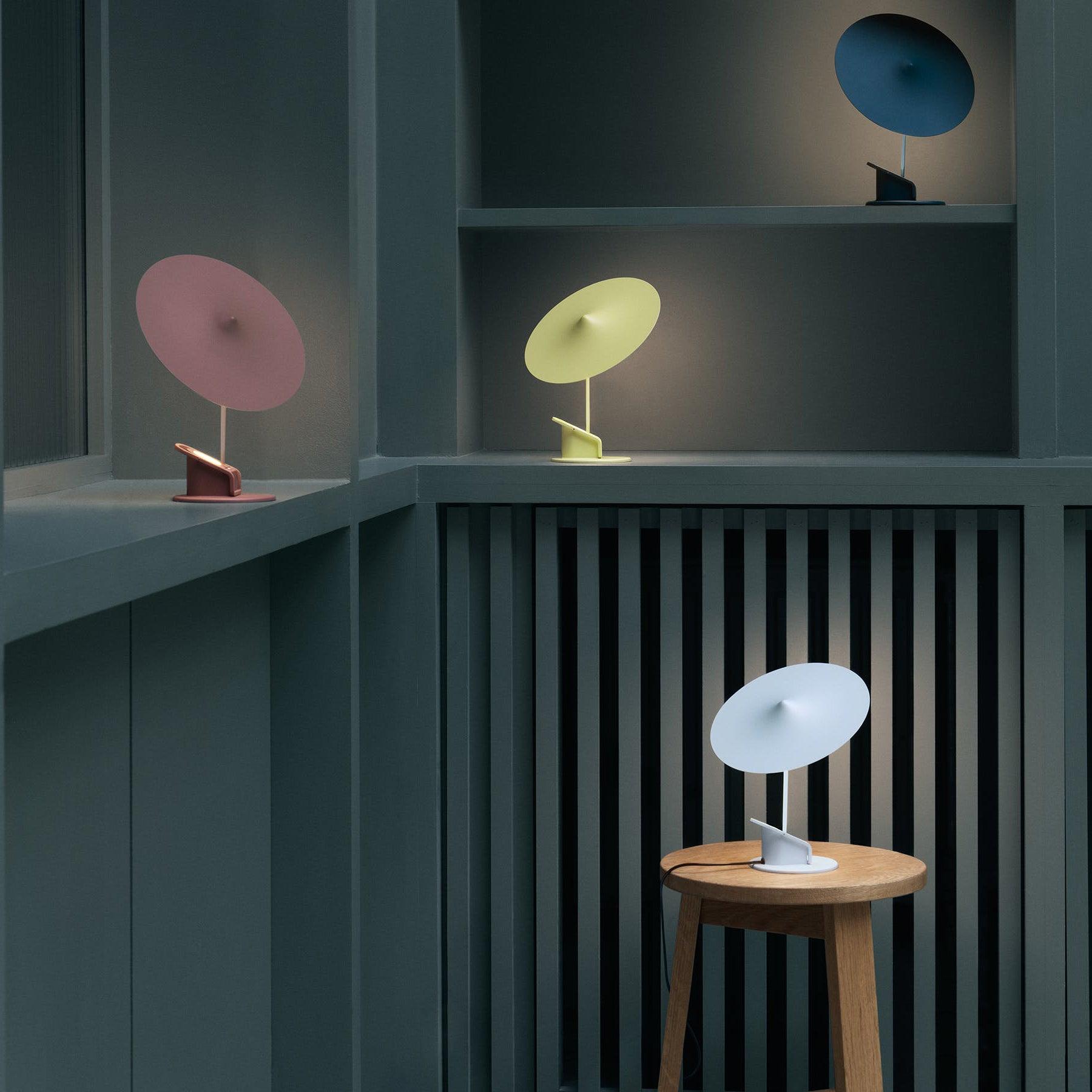 Modern Adjustable LED Task Lamp with Magnetic Ball Joint and Painted Aluminum Finish