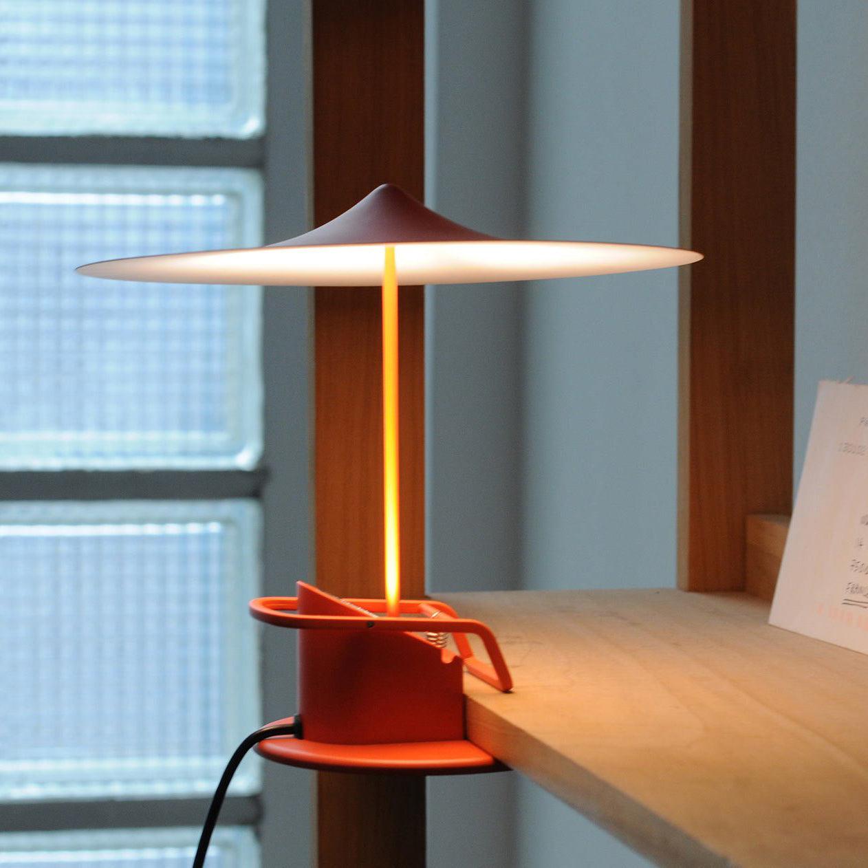 Modern Adjustable LED Task Lamp with Magnetic Ball Joint and Painted Aluminum Finish