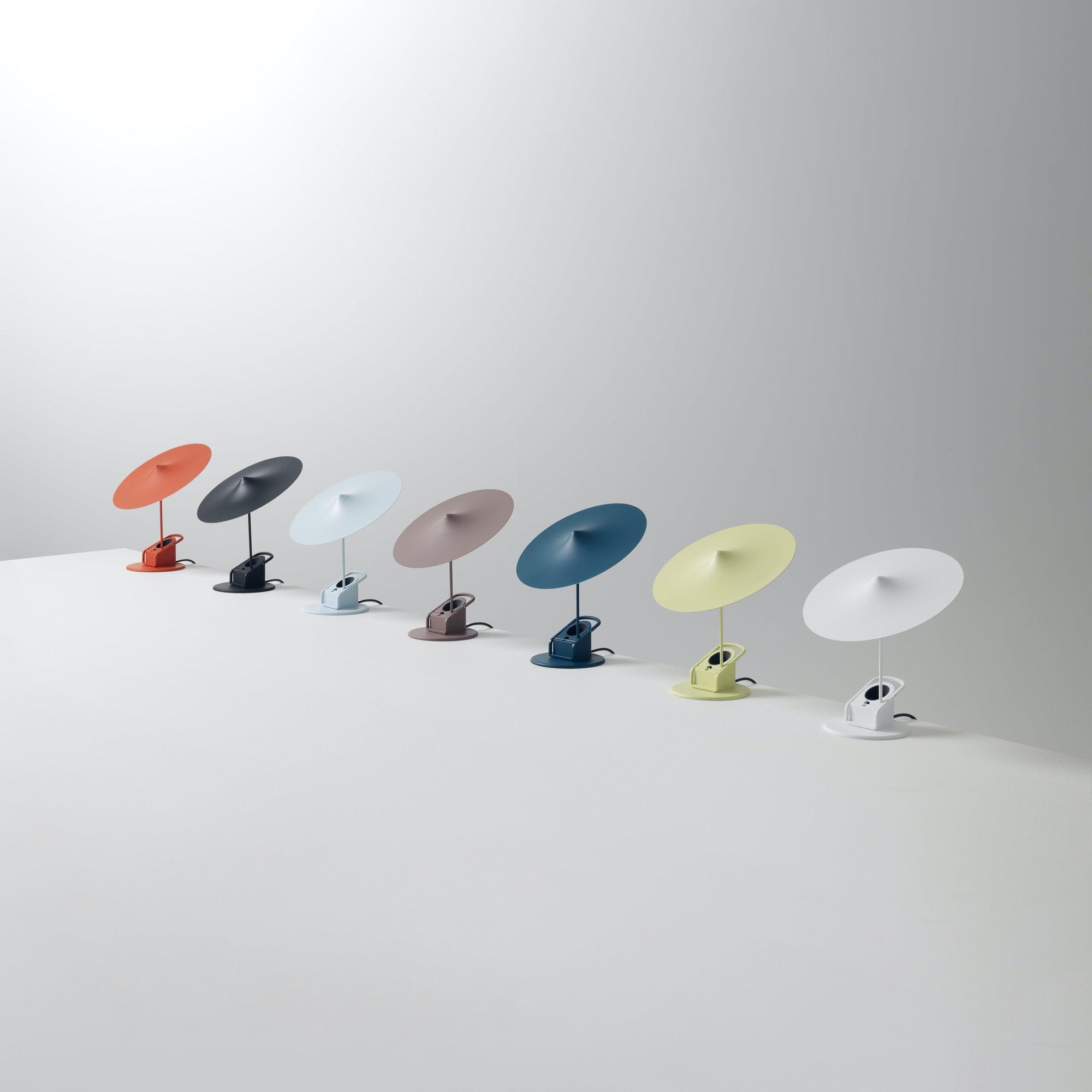 Modern Adjustable LED Task Lamp with Magnetic Ball Joint and Painted Aluminum Finish