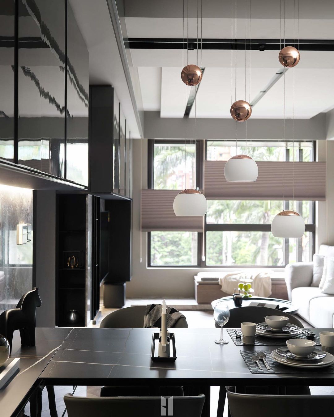 modern-jojo-led-pendant-light-with-adjustable-height-hand-blown-opal-glass-shade-golden-finish