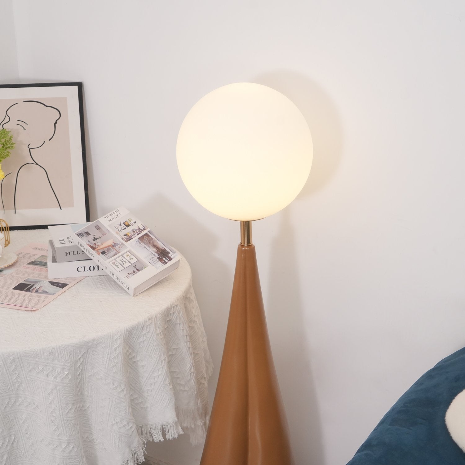modern-blown-glass-floor-lamp-with-resin-base-and-opaline-diffuser-in-brown