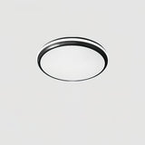 Jameson Modern Slim LED Flush Mount Ceiling Light Brass and Acrylic Fixture