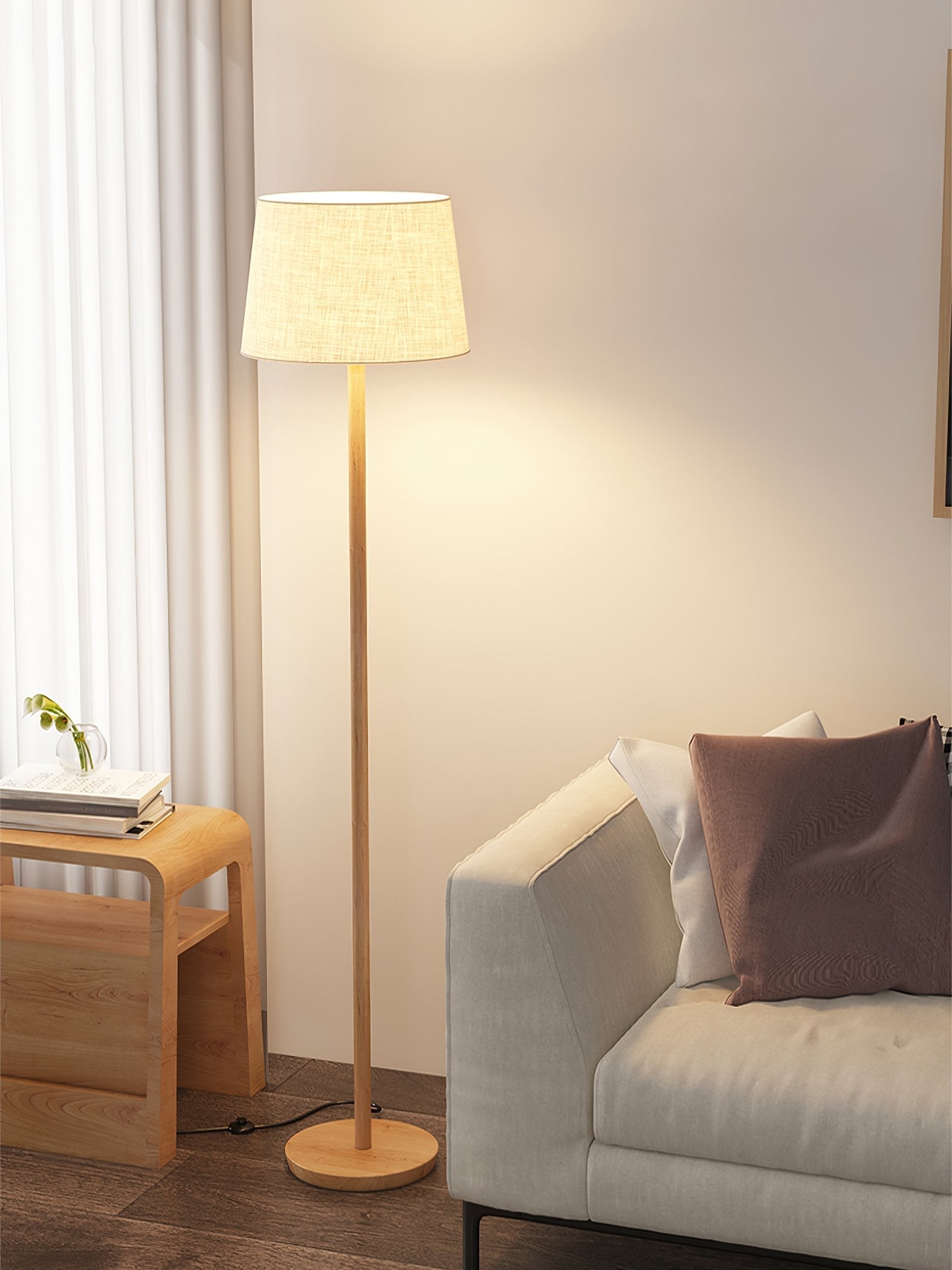 modern-japanese-minimalist-standing-lamp-with-ash-wood-base-and-white-fabric-shade