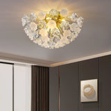 modern-gold-flush-mount-chandelier-with-hand-blown-glass-globes-for-living-room