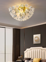 modern-gold-flush-mount-chandelier-with-hand-blown-glass-globes-for-living-room