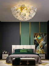 modern-gold-flush-mount-chandelier-with-hand-blown-glass-globes-for-living-room