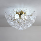 modern-gold-flush-mount-chandelier-with-hand-blown-glass-globes-for-living-room
