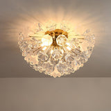 modern-gold-flush-mount-chandelier-with-hand-blown-glass-globes-for-living-room