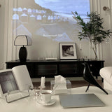 Javier Contemporary Black Metal Table Lamp with White Fabric Shade for Modern Home Decor