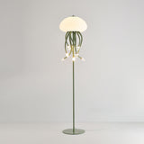 Contemporary Jellyfish Multi Head LED Floor Lamp with Acrylic Shades