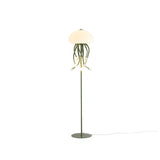 Contemporary Jellyfish Multi Head LED Floor Lamp with Acrylic Shades