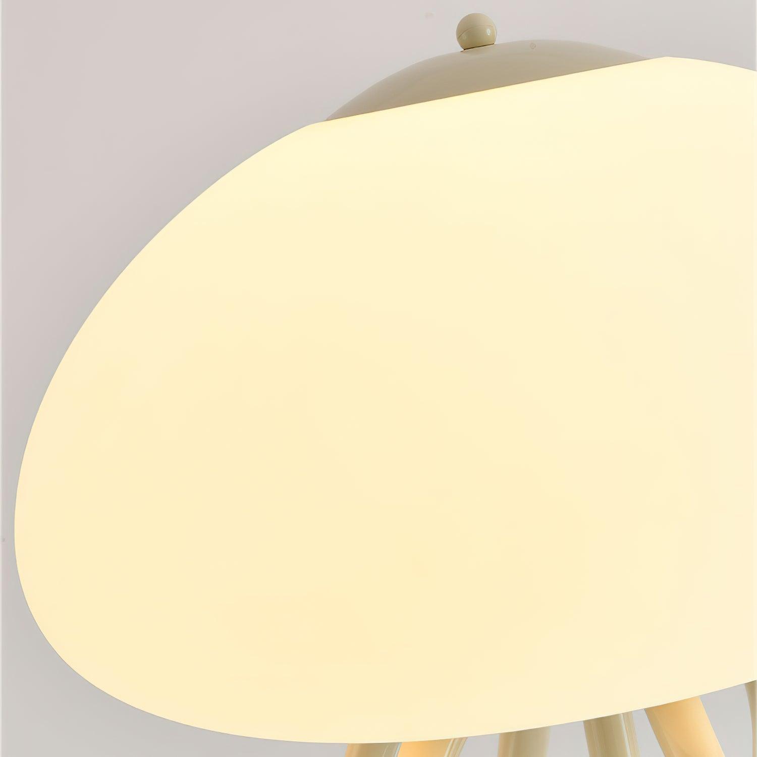 Modern Jellyfish Acrylic Table Lamp Integrated LED Decorative Nightstand Lighting