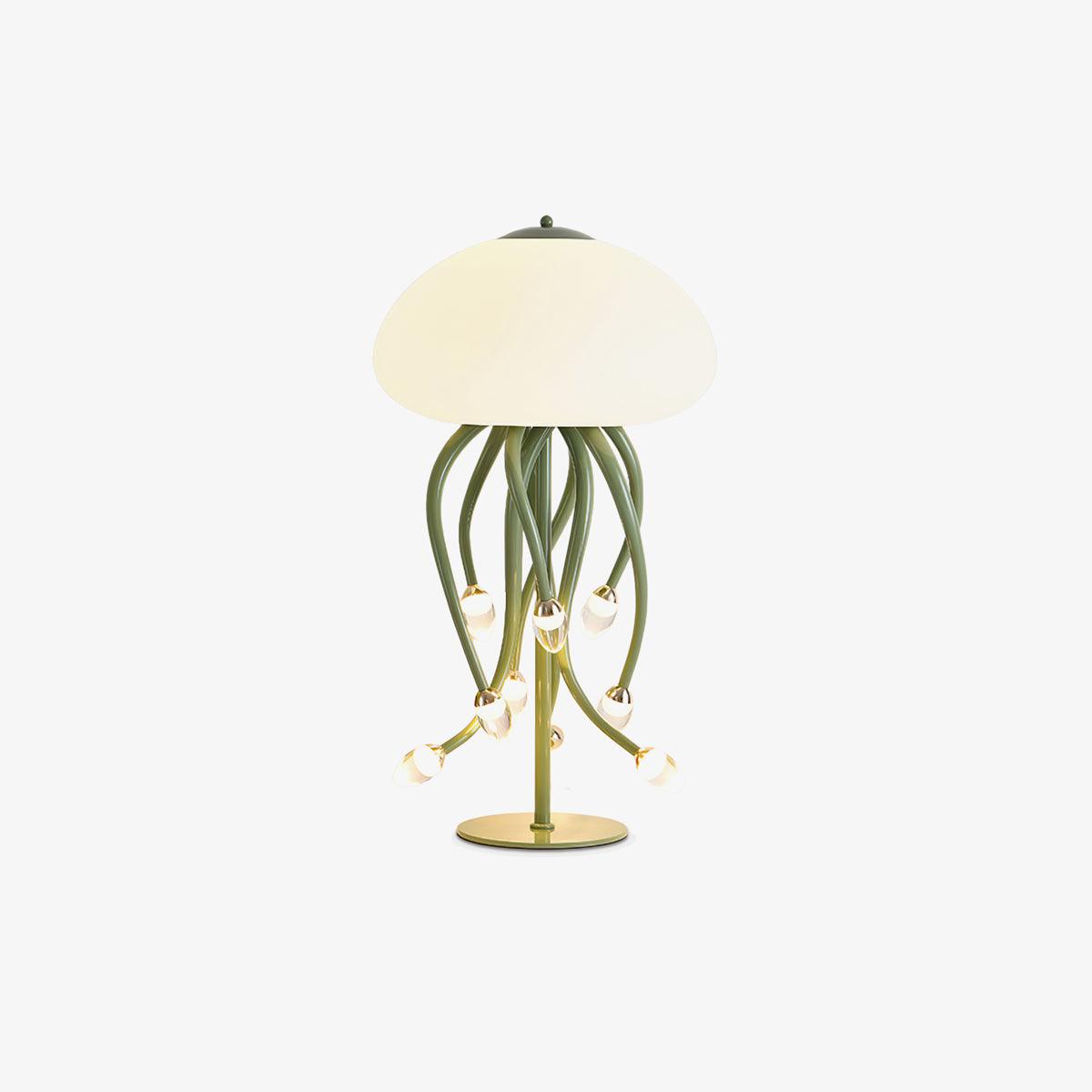 Modern Jellyfish Acrylic Table Lamp Integrated LED Decorative Nightstand Lighting