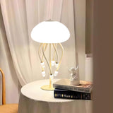 Modern Jellyfish Acrylic Table Lamp Integrated LED Decorative Nightstand Lighting