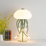 Modern Jellyfish Acrylic Table Lamp Integrated LED Decorative Nightstand Lighting