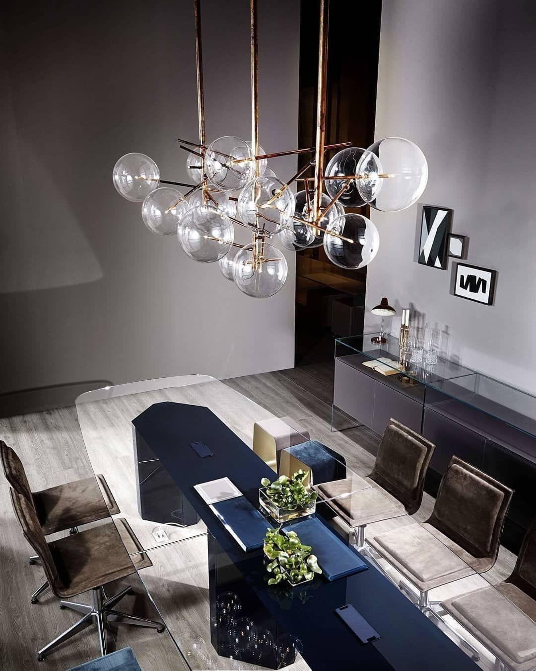 modern-glass-bubble-chandelier-with-burnished-brass-finish-and-led-integrated-lighting