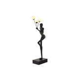 Modern Juggling Sculptor Standing Floor Lamp with Illuminated Glass Spheres
