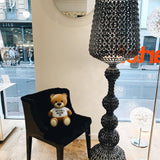 Modern Lace Design Acrylic Kabuki Floor Lamp with Integrated LED Dimmable Light