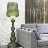 Modern Lace Design Acrylic Kabuki Floor Lamp with Integrated LED Dimmable Light