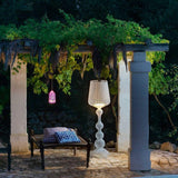 Modern Lace Design Acrylic Kabuki Floor Lamp with Integrated LED Dimmable Light