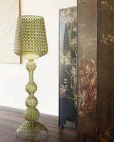 Modern Lace Design Acrylic Kabuki Floor Lamp with Integrated LED Dimmable Light
