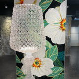 Elegant Kabuki Style Modern Acrylic LED Table Lamp with Dimmable Light