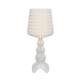 Elegant Kabuki Style Modern Acrylic LED Table Lamp with Dimmable Light