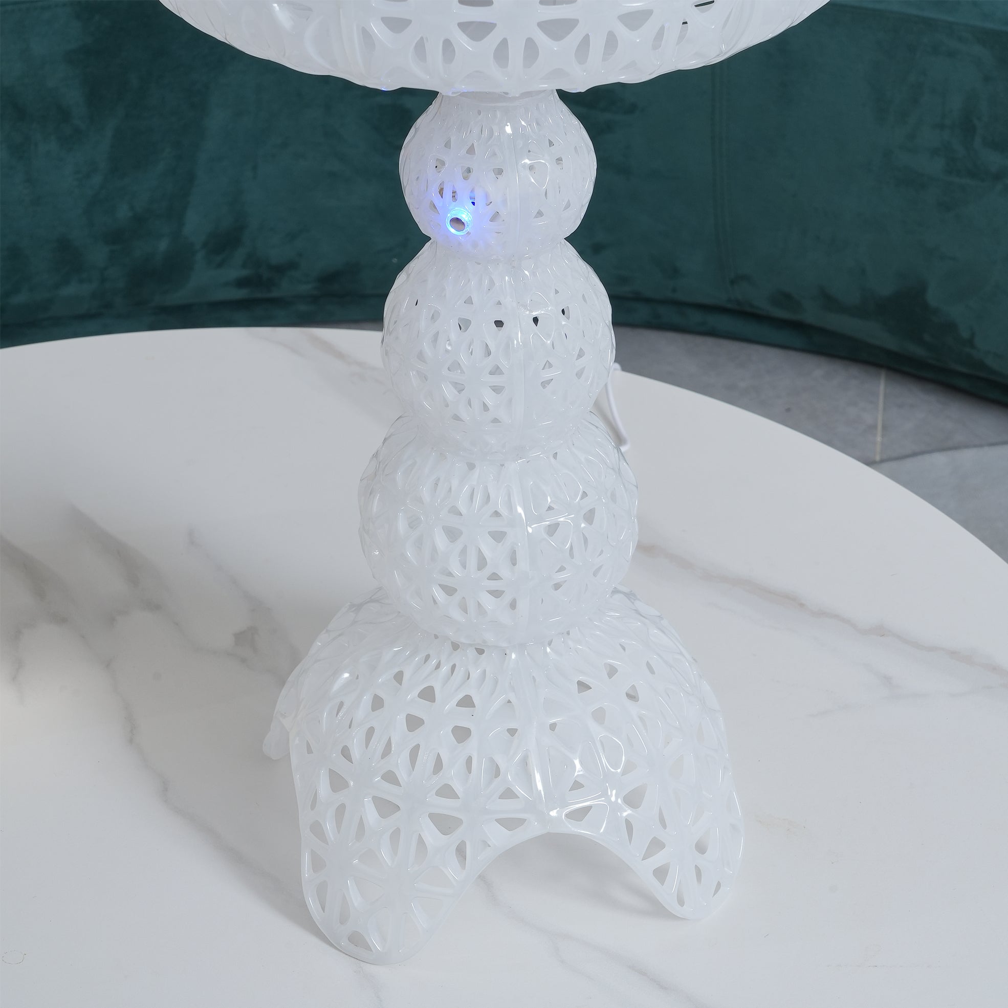 Elegant Kabuki Style Modern Acrylic LED Table Lamp with Dimmable Light