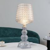 Elegant Kabuki Style Modern Acrylic LED Table Lamp with Dimmable Light