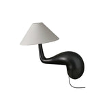 Modern Pine Wood Desk Lamp with White Fabric Shade for Bedside and Office