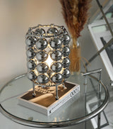 Modern Chrome Spherical Stainless Steel Table Lamp for Contemporary Desk and Reading