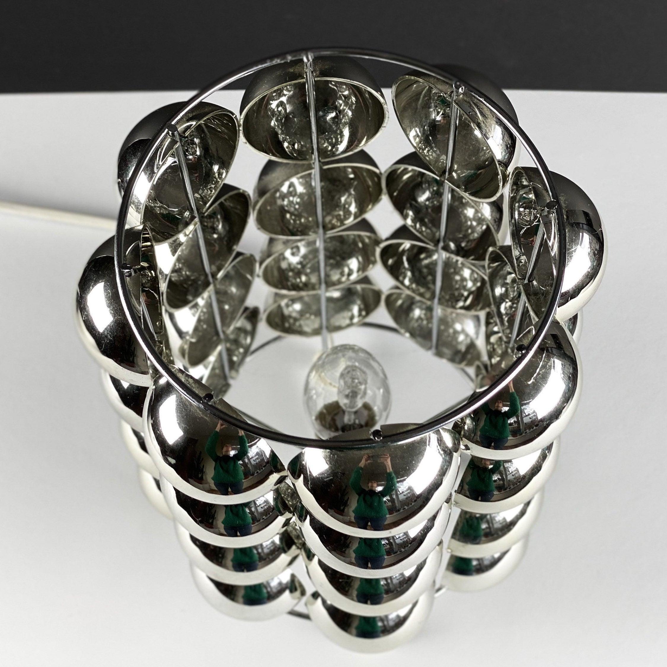 Modern Chrome Spherical Stainless Steel Table Lamp for Contemporary Desk and Reading