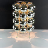 Modern Chrome Spherical Stainless Steel Table Lamp for Contemporary Desk and Reading