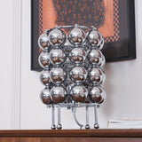 Modern Chrome Spherical Stainless Steel Table Lamp for Contemporary Desk and Reading