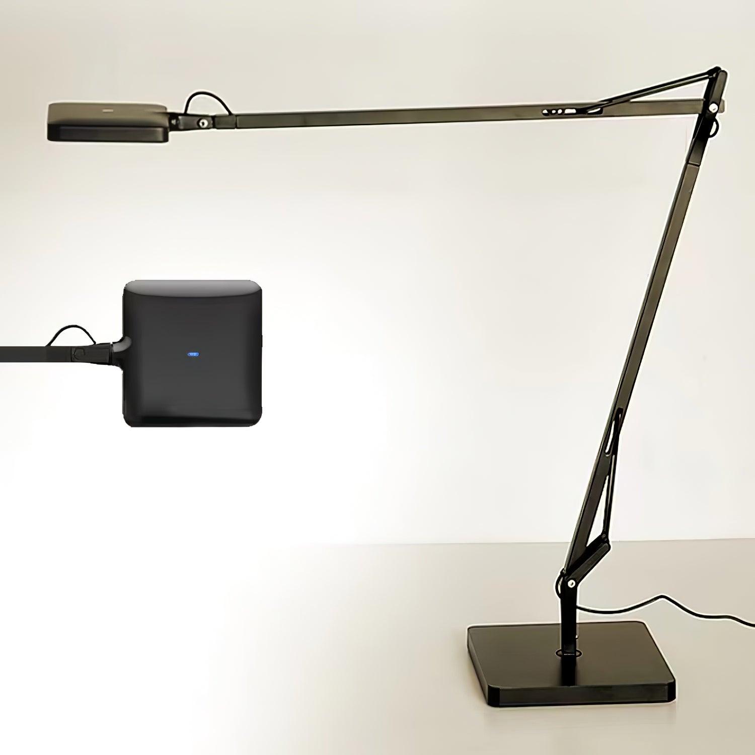 Modern Minimalist LED Desk Lamp Adjustable Metal Table Light for Office and Bedside
