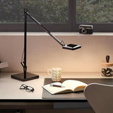 Modern Minimalist LED Desk Lamp Adjustable Metal Table Light for Office and Bedside